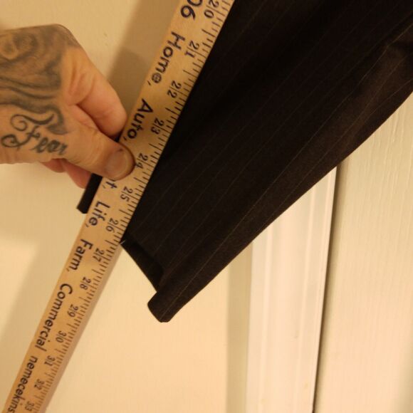 Brooks Brothers suit mens 1818 regent fit 45L wool 38x30 black 2 peice pants USA - Picture 8 of 16